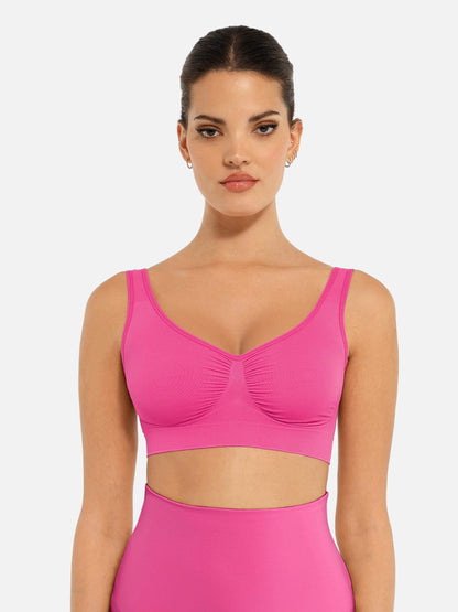 Willluxe No Underwire Wide Straps Everyday Bra