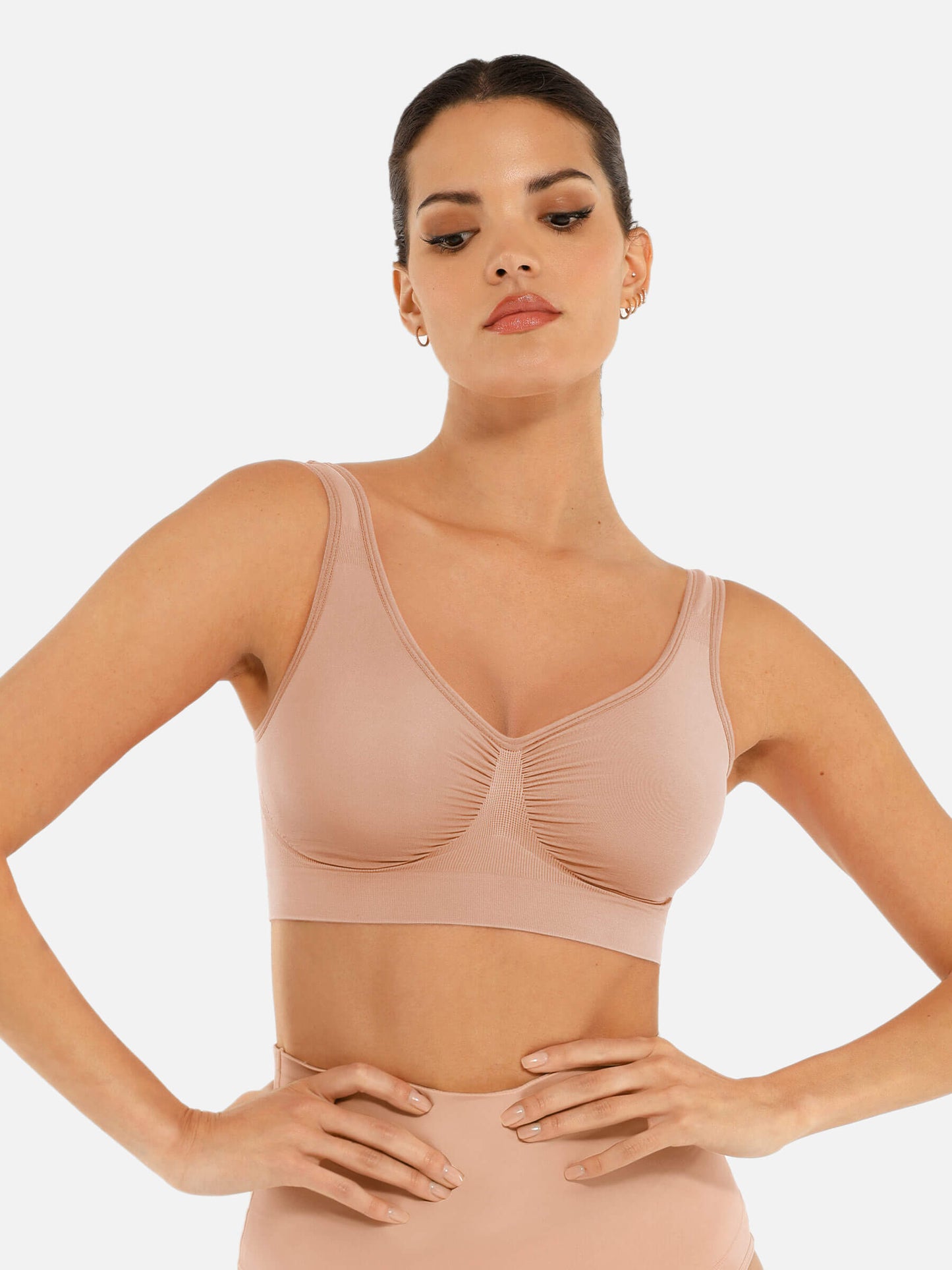 Willluxe No Underwire Wide Straps Everyday Bra