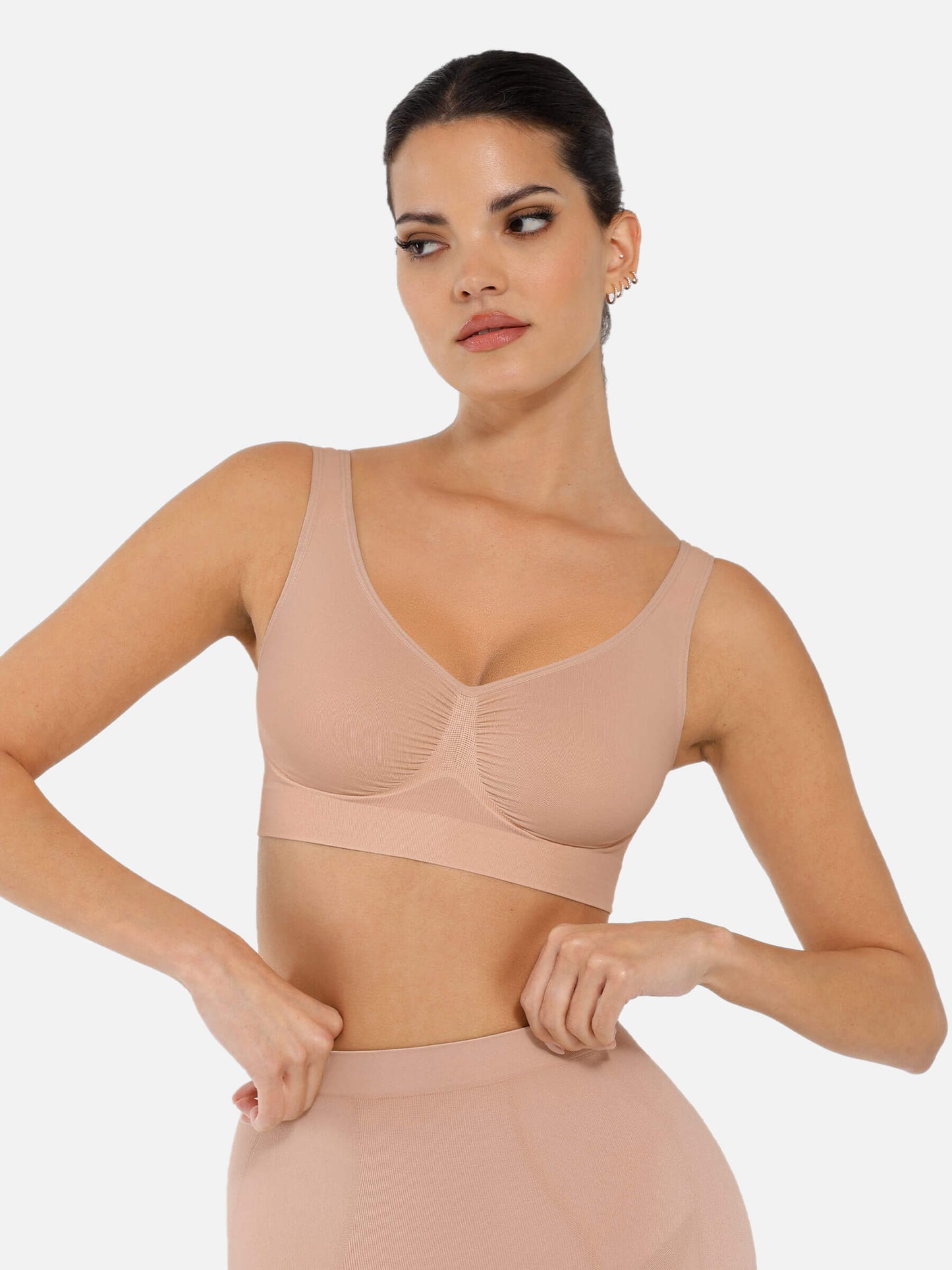 Willluxe No Underwire Wide Straps Everyday Bra