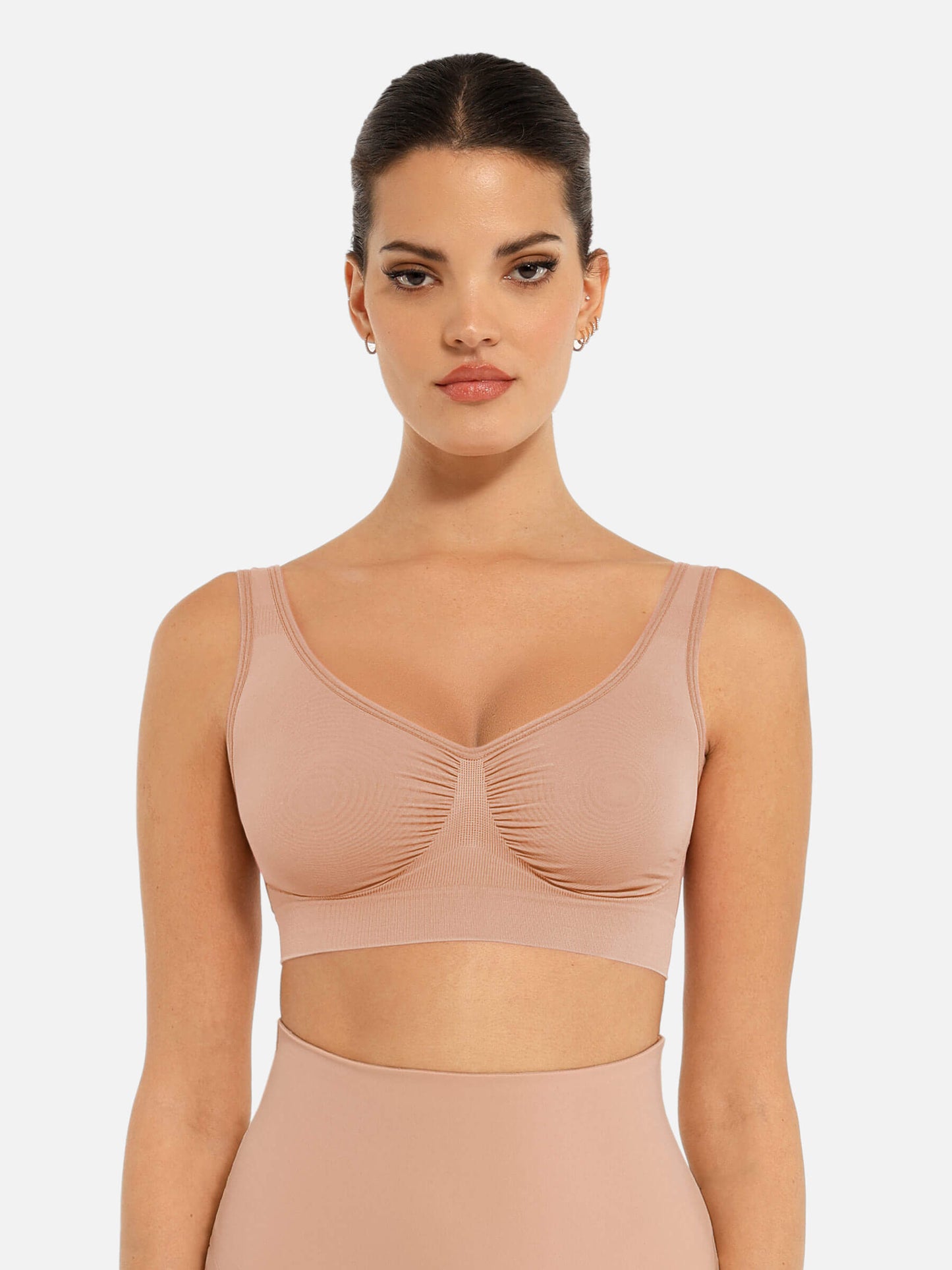 Willluxe No Underwire Wide Straps Everyday Bra