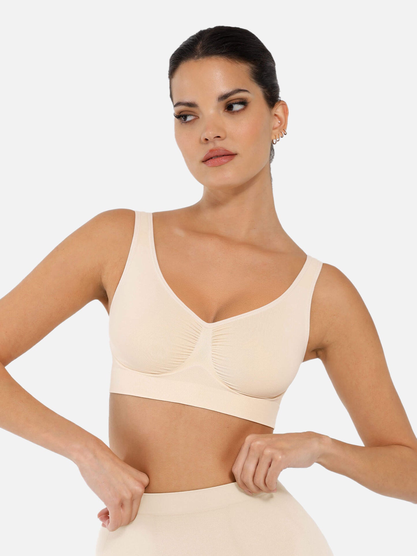 Willluxe No Underwire Wide Straps Everyday Bra