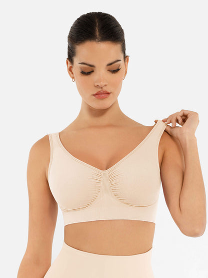 Willluxe No Underwire Wide Straps Everyday Bra