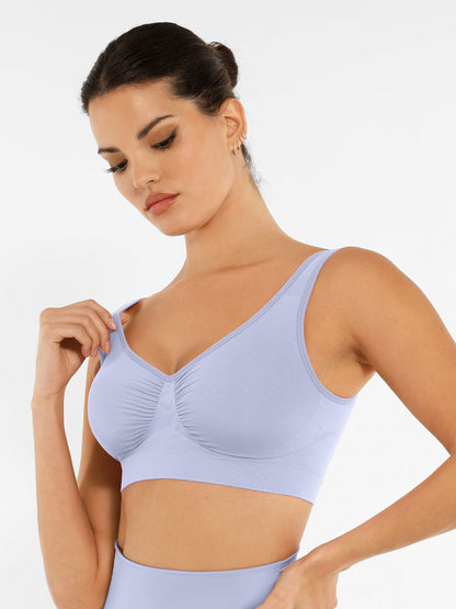 Willluxe No Underwire Wide Straps Everyday Bra