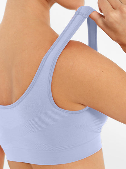 Willluxe No Underwire Wide Straps Everyday Bra