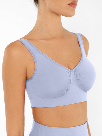 Willluxe No Underwire Wide Straps Everyday Bra