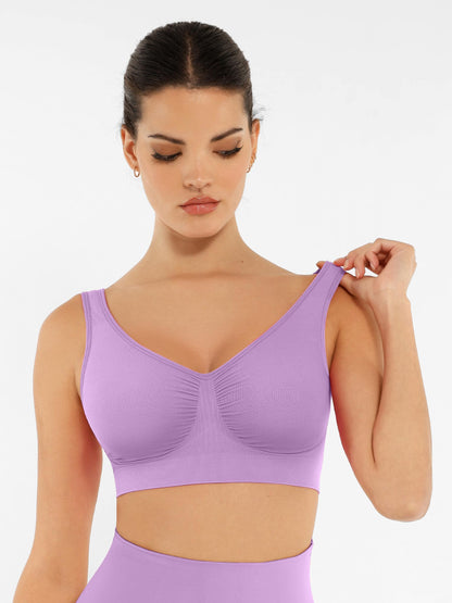 Willluxe No Underwire Wide Straps Everyday Bra