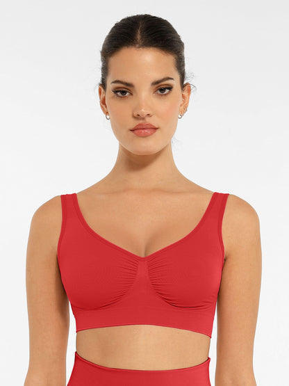 Willluxe No Underwire Wide Straps Everyday Bra