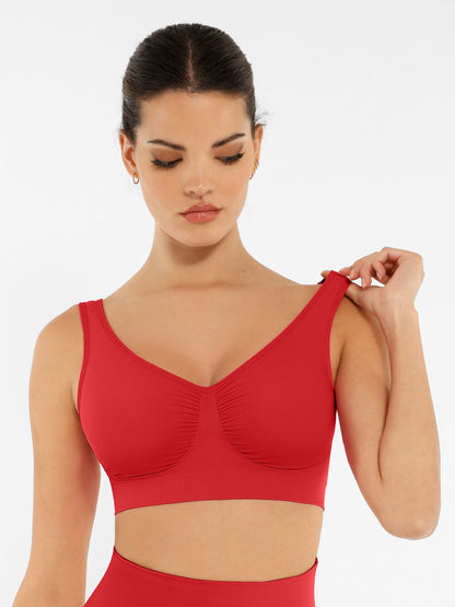 Willluxe No Underwire Wide Straps Everyday Bra