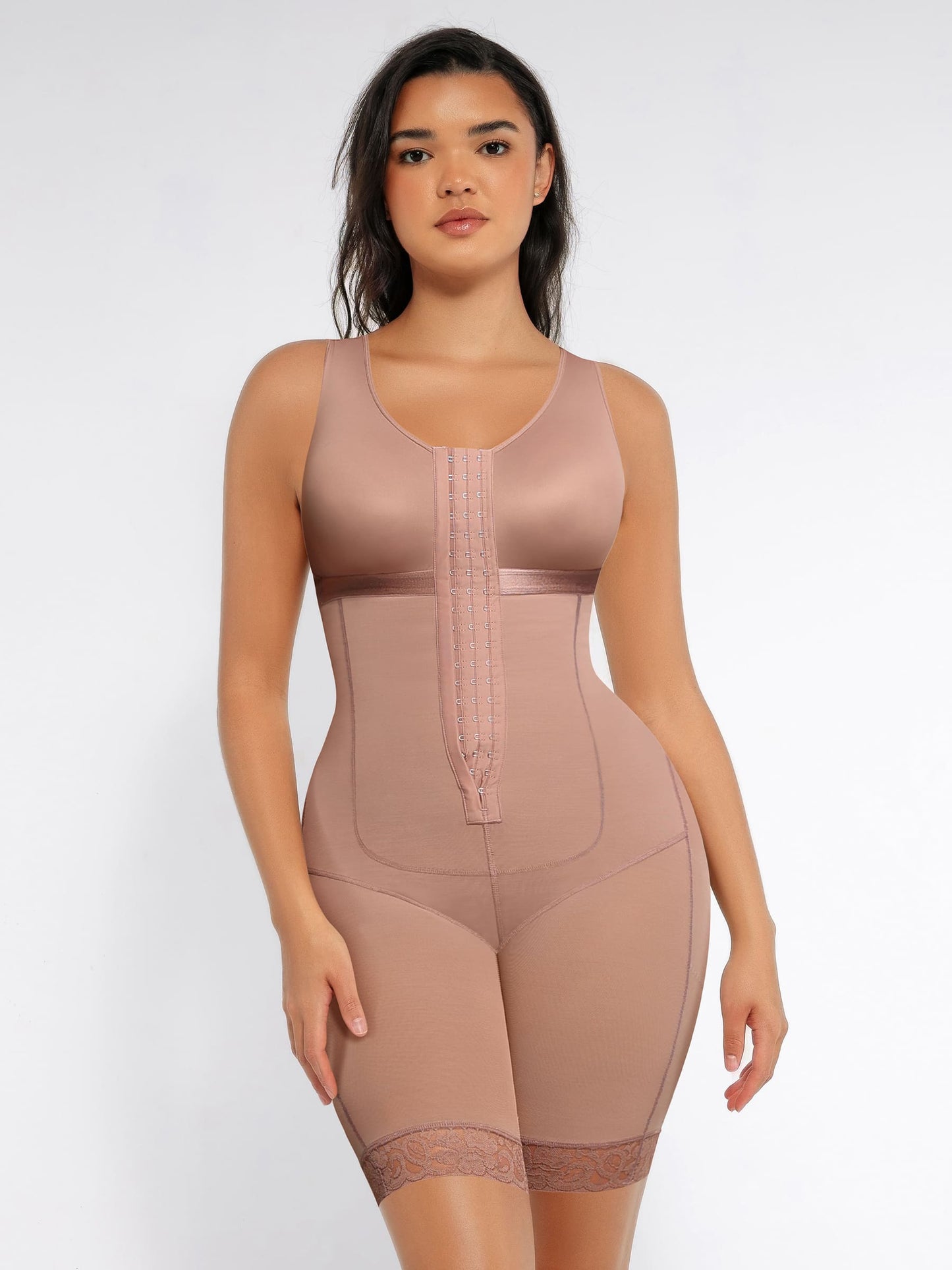 Willluxe Post-Surgery Full Body Shaper with Tummy Control Open Bust and Butt Lift