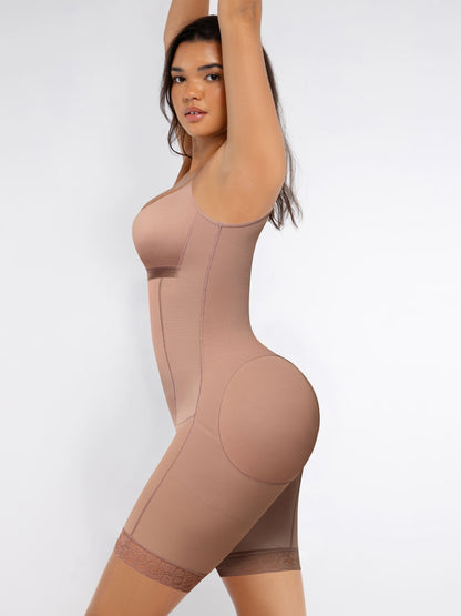 Willluxe Post-Surgery Full Body Shaper with Tummy Control Open Bust and Butt Lift