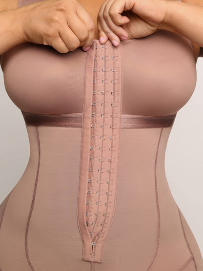 Willluxe Post-Surgery Full Body Shaper with Tummy Control Open Bust and Butt Lift