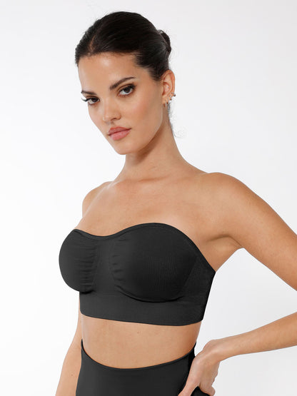 Willluxe Seamless Anti-Slip Bandeau Bra