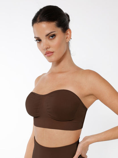 Willluxe Seamless Anti-Slip Bandeau Bra