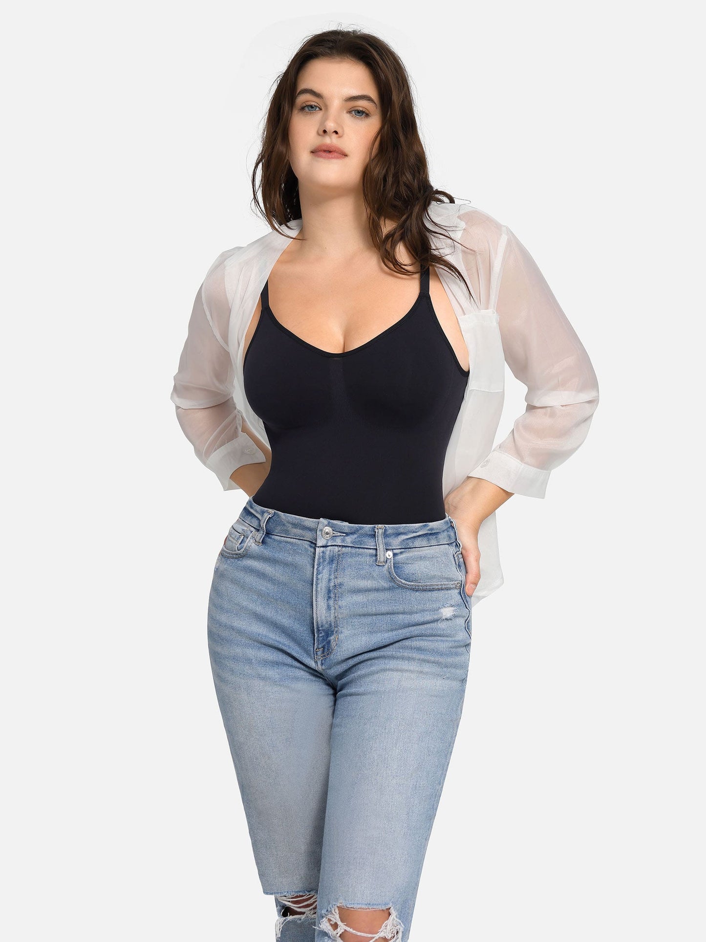 Willluxe Seamless Boyshort Sculpting Bodysuit