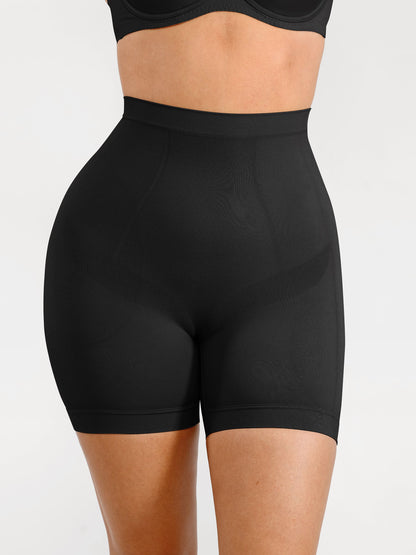 Willluxe Seamless Comfort Mid Waist Tummy Control Panties Shaping Shorts