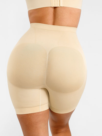 Willluxe Seamless Comfort Mid Waist Tummy Control Panties Shaping Shorts