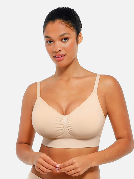 Willluxe Seamless Everyday Bra with Built-In Soft Padding