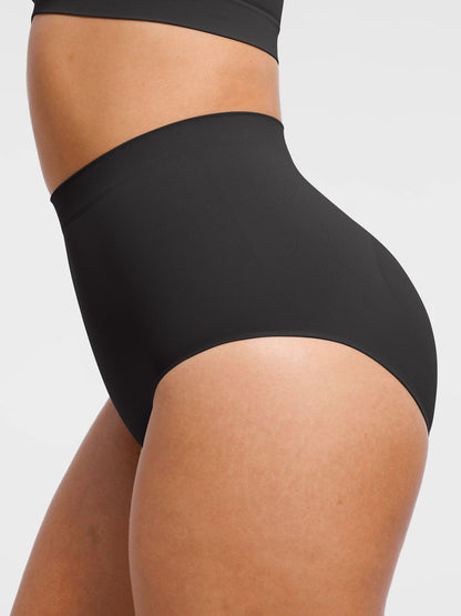 Willluxe Seamless High-Waist Tummy Control Antibacterial Peach Hip Brief [BOGO]