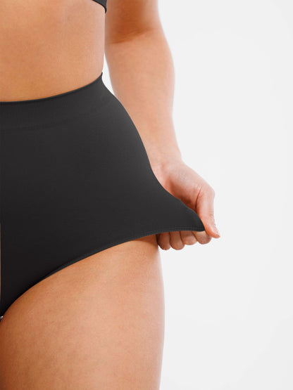 Willluxe Seamless High-Waist Tummy Control Antibacterial Peach Hip Brief [BOGO]