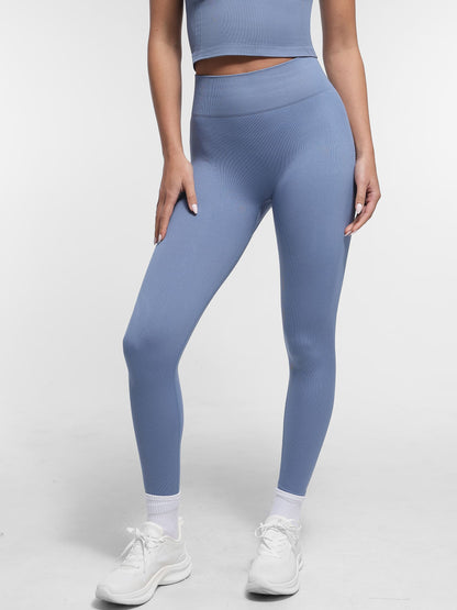 Willluxe Seamless High Waist Yoga Leggings for Women with Double Layer Waistband