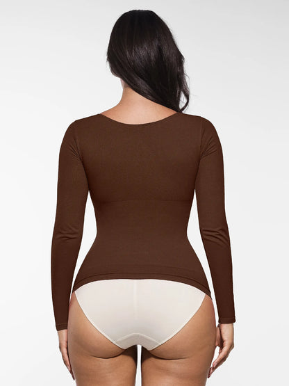Willluxe Seamless Long-Sleeve Everyday Shaper Top