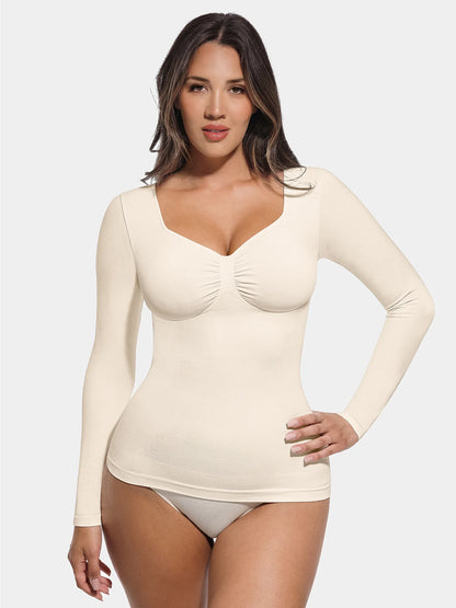 Willluxe Seamless Long-Sleeve Everyday Shaper Top