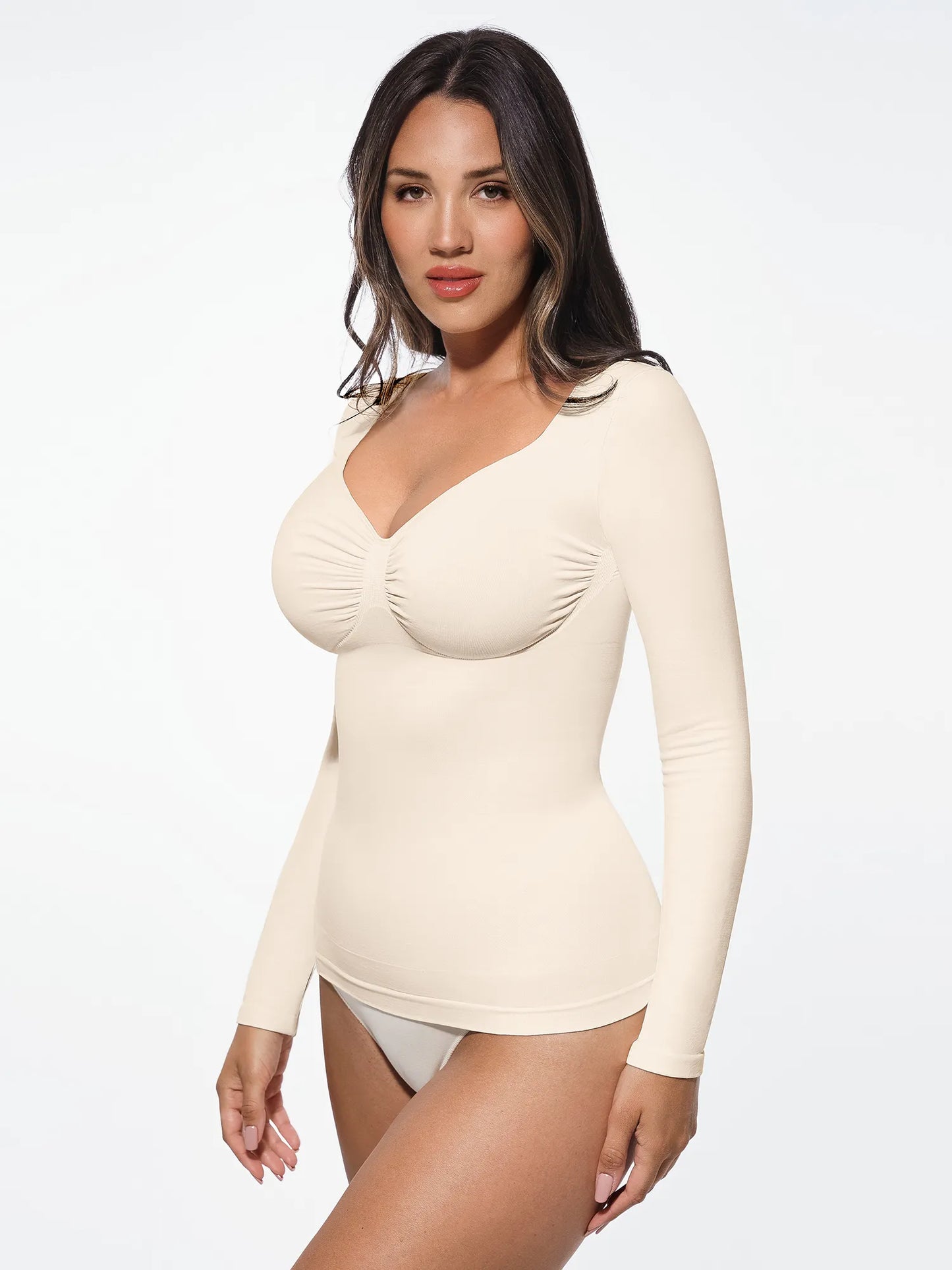 Willluxe Seamless Long-Sleeve Everyday Shaper Top