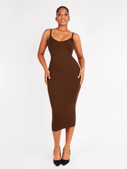 Willluxe Seamless Midi Body Shaper Dress