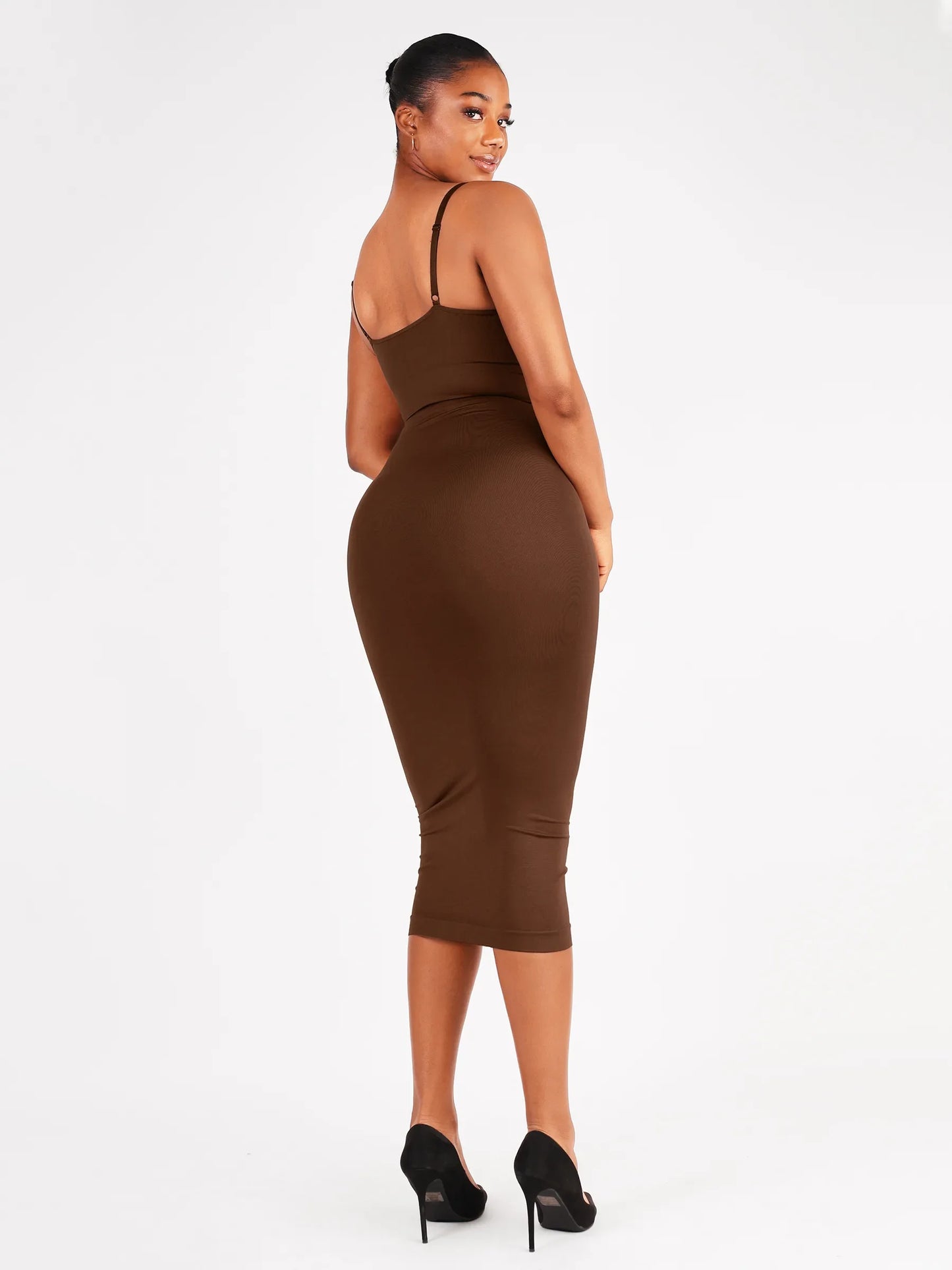 Willluxe Seamless Midi Body Shaper Dress