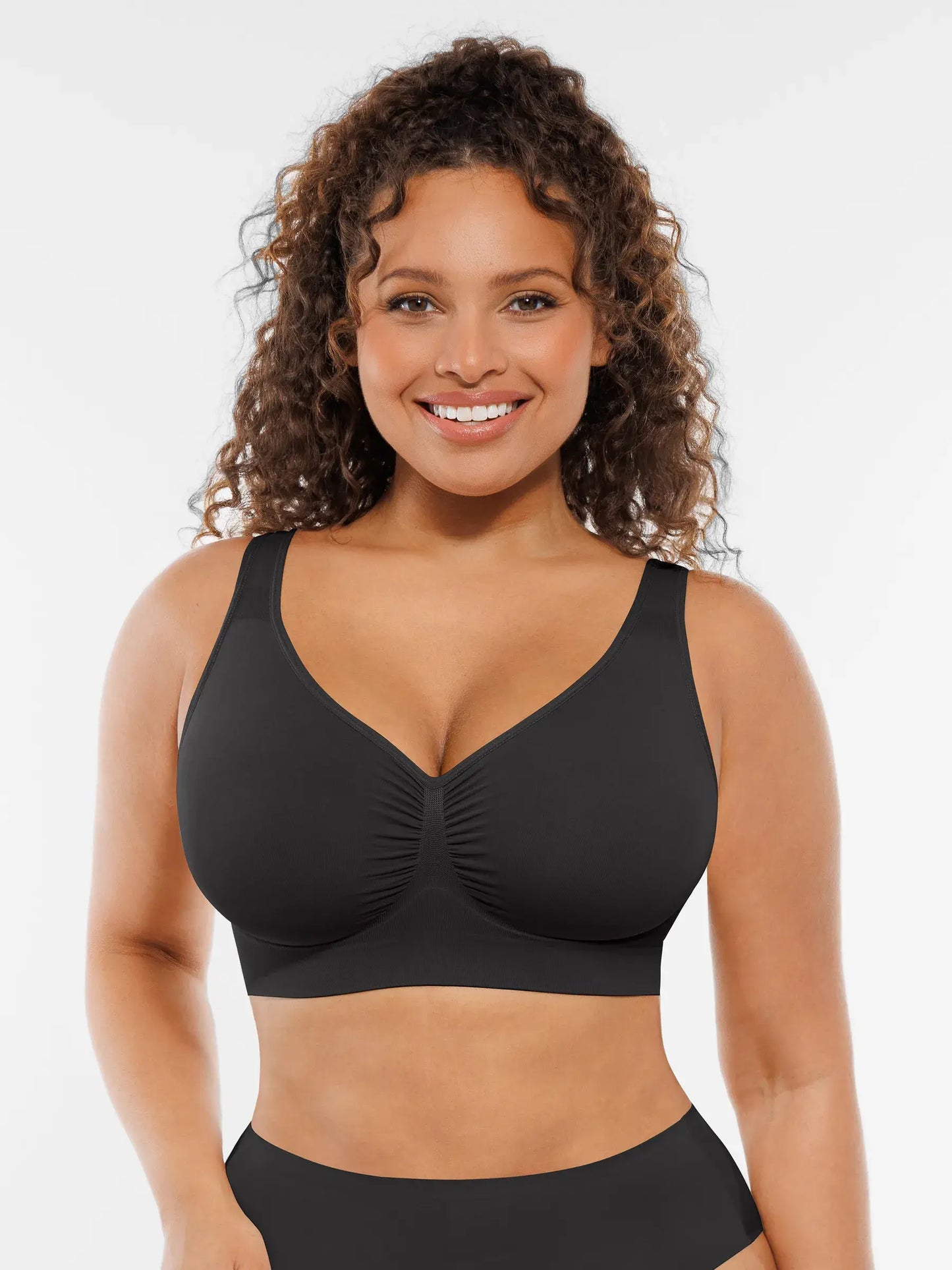 Willluxe No Underwire Wide Straps Everyday Bra Bundle