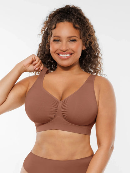 Willluxe Wire-Free Wide Straps Comfort Bra [BOGO]
