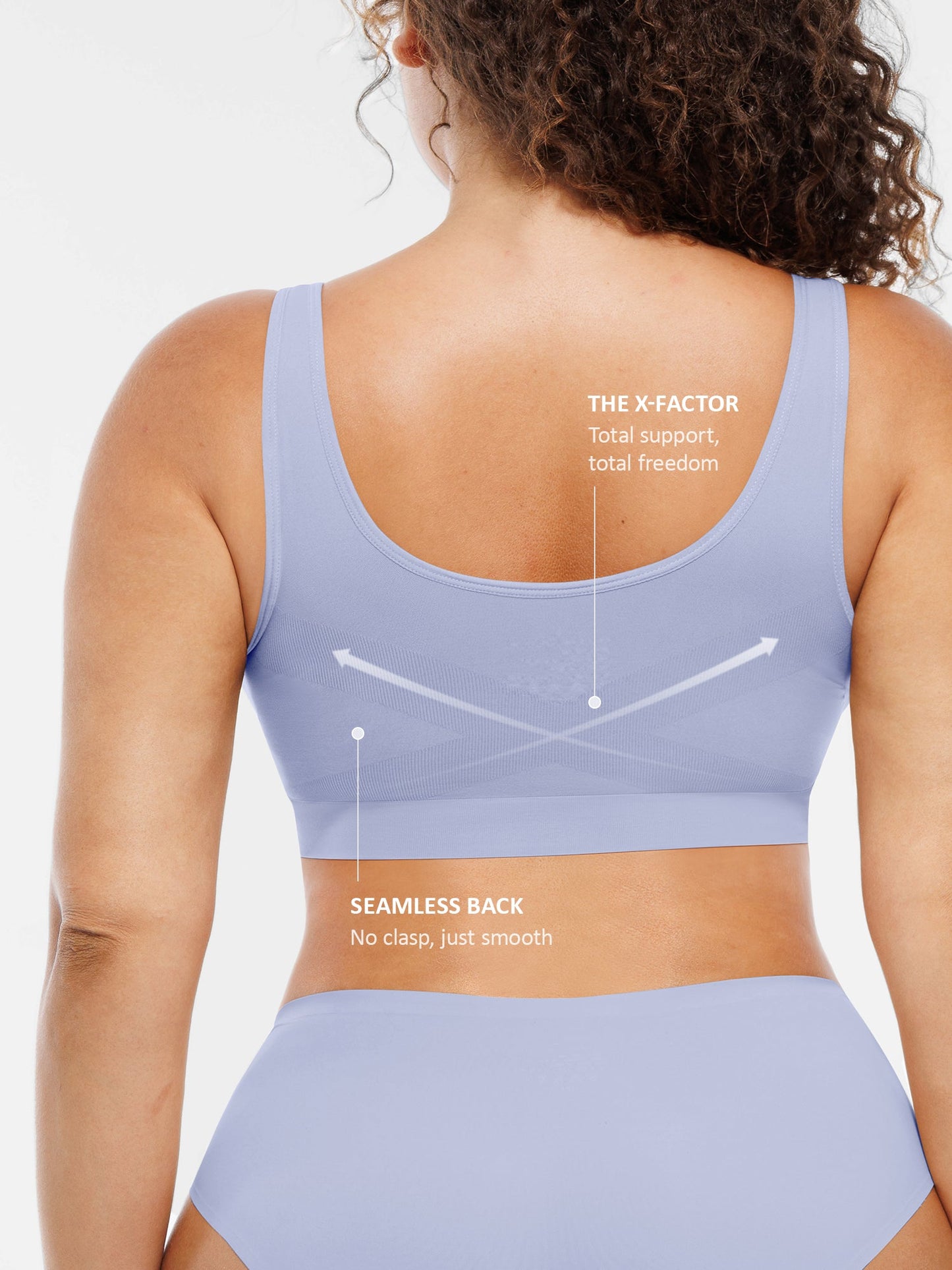 Willluxe Wire-Free Wide Straps Comfort Bra [BOGO]