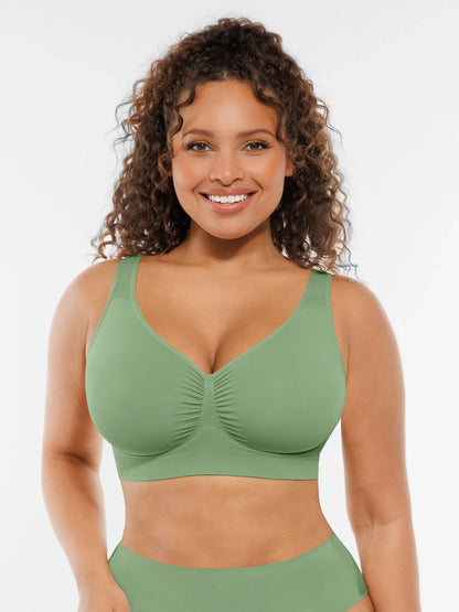 Willluxe Wire-Free Wide Straps Comfort Bra [BOGO]