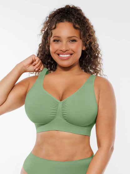 Willluxe Wire-Free Wide Straps Comfort Bra [BOGO]