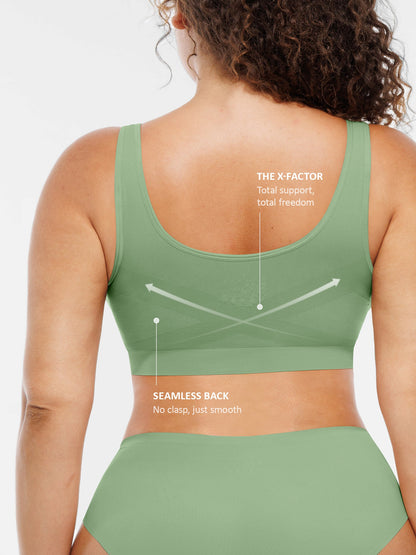 Willluxe Wire-Free Wide Straps Comfort Bra [BOGO]