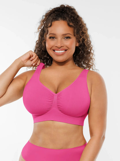 Willluxe Wire-Free Wide Straps Comfort Bra [BOGO]