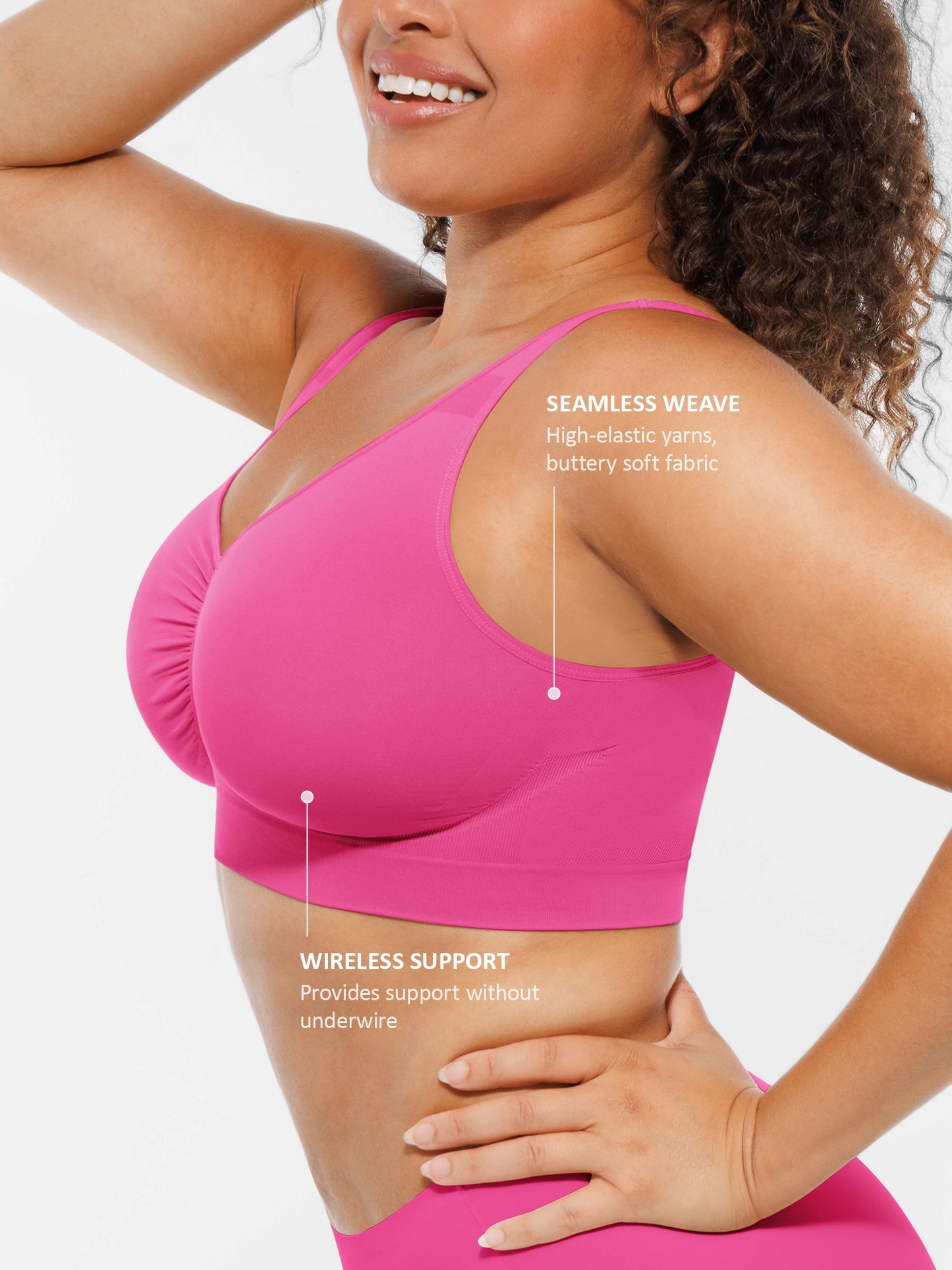 Willluxe Wire-Free Wide Straps Comfort Bra [BOGO]