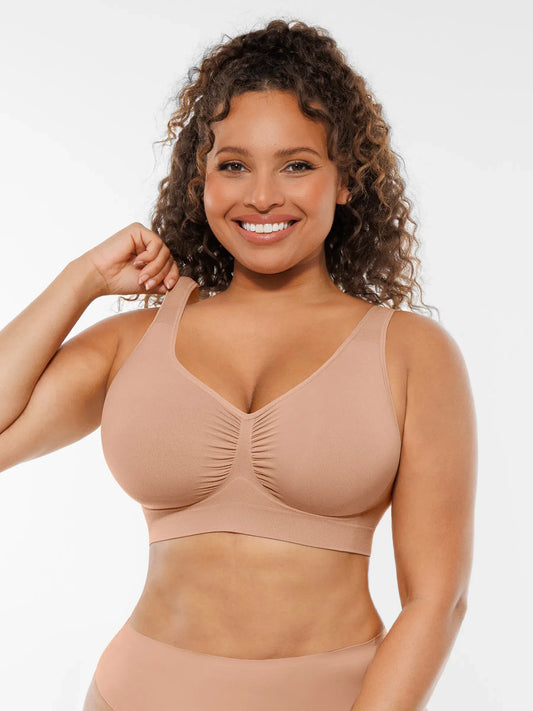 Willluxe Seamless No Underwire Full Coverage Bra
