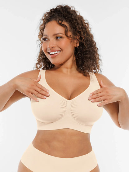 Willluxe Wire-Free Wide Straps Comfort Bra [BOGO]