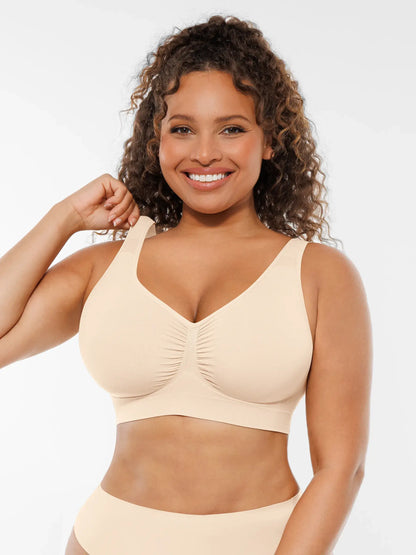 Willluxe Wire-Free Wide Straps Comfort Bra [BOGO]
