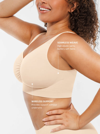 Willluxe Seamless Wide Straps Everyday Bra