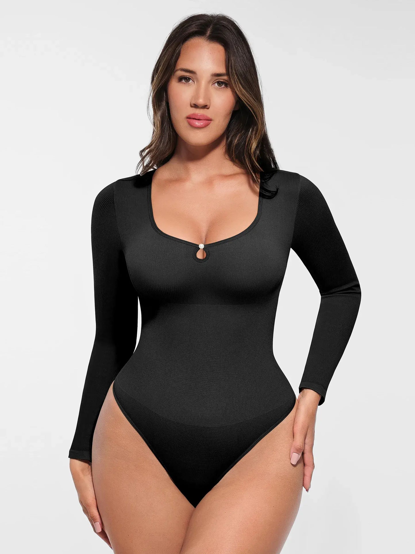 Willluxe Seamless Ribbed Bodysuit