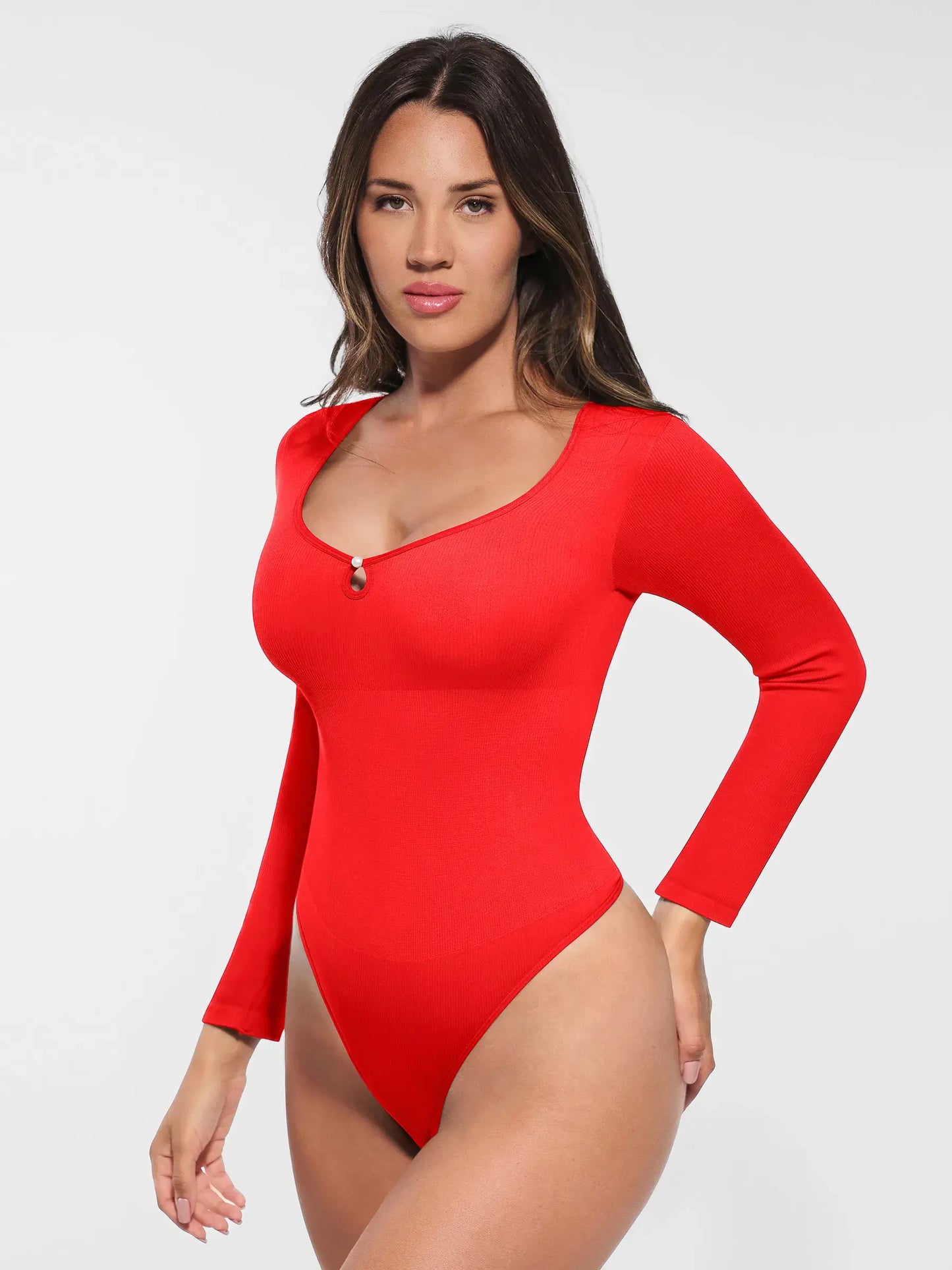 Willluxe Seamless Ribbed Bodysuit