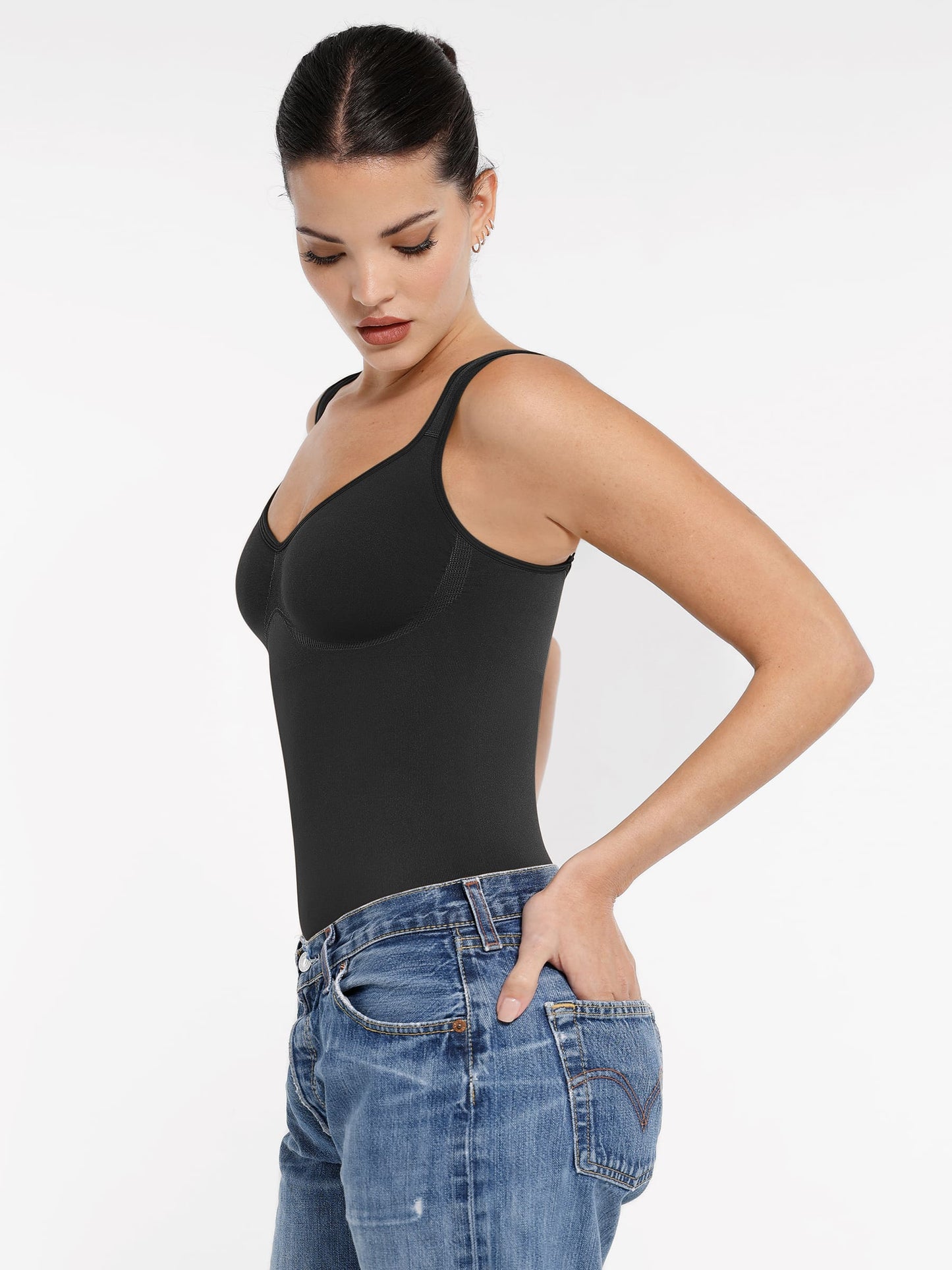 Willluxe Soft-Touch Bodysuit Top