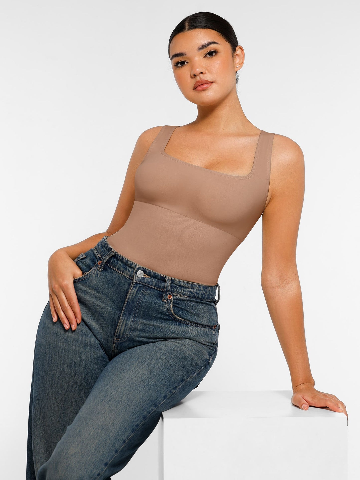 Willluxe Seamless Shapewear Thong Bodysuit
