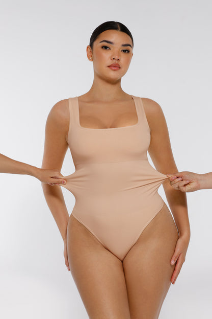 Willluxe Seamless Shapewear Thong Bodysuit