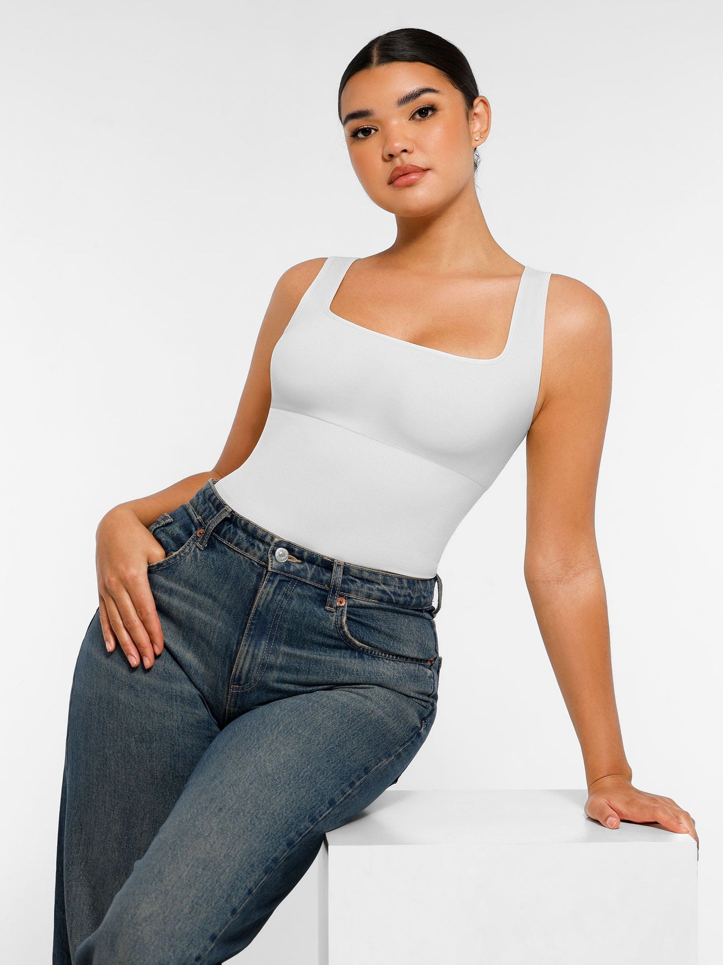 Willluxe Seamless Shapewear Thong Bodysuit