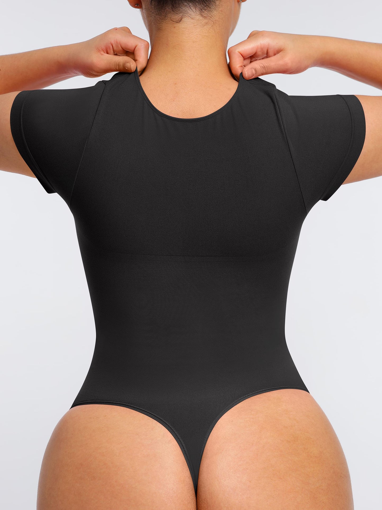 Willluxe Tummy Control Seamless Short-Sleeve Bodysuit