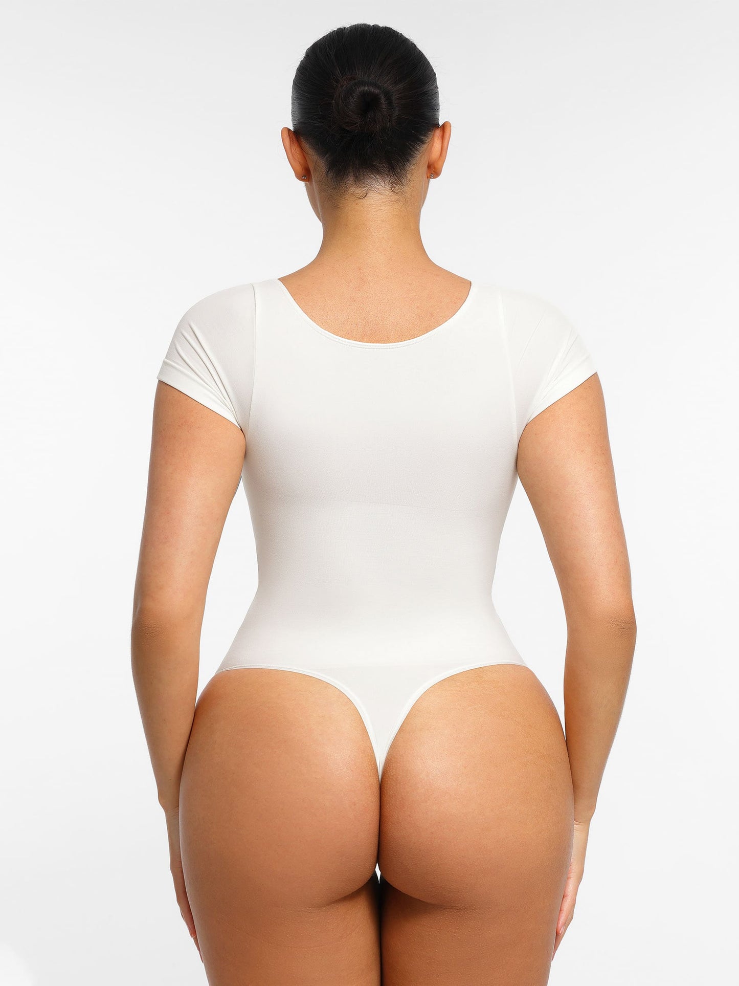 Willluxe Tummy Control Seamless Short-Sleeve Bodysuit