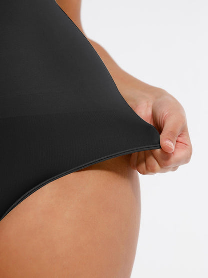 Willluxe Seamless Crew Neck Short Sleeve Bodysuit